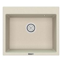 Мойка кухонная Point Бинга 60 PN3003BG, светло-бежевый — фото 1, Кухонные мойки