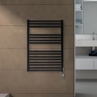 Электрический полотенцесушитель Irsap Ares 580x818 EIS058IK1IR01NNN01 Черный матовый — фото 1, Электрические полотенцесушители