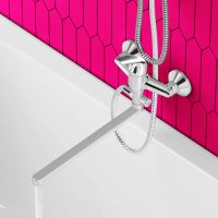 Смеситель для ванны Dorff Stark D1109500 универсальный Хром — фото 4, Смеситель для ванны