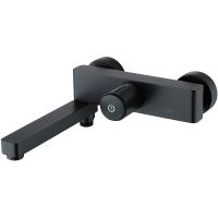 Смеситель для ванны Iddis Slide SLIBLBTi02WA Черный матовый — фото 1, Смеситель для ванны