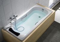 Акриловая ванна Roca BeCool 170x80 ZRU9302852 без гидромассажа — фото 2, Акриловые ванны