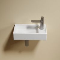 Раковина Ceramicanova Element 41 L CN6051LMW Белая матовая — фото 5, Мини-раковины