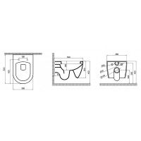 Товар: Унитаз Bettoserb Stream Line 40006476 подвесной без сиденья - фото 2 Унитаз Bettoserb Stream Line 40006476 подвесной без сиденья — фото 2, Подвесные унитазы