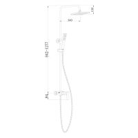 Душевая система Boch Mann Mimi BM8602 Хром — фото 2, Душевые стойки