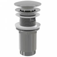 Донный клапан Alcaplast A392C click-clack Хром — фото 1, Донные клапаны