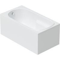 Акриловая ванна Corpa Nera Santi 160x75 CN05057WH без гидромассажа — фото 7, Акриловые ванны