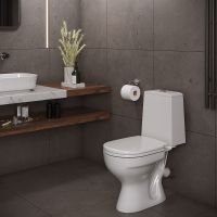 Унитаз компакт Aringa Рио AR01002WH с бачком и сиденьем Микролифт — фото 4, Напольные унитазы