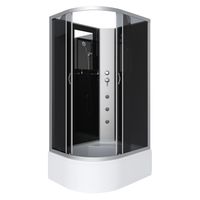 Душевая кабина Niagara Classic NG-2510-14RBKG (120х80х200) высокий поддон(40см),стекло тонированное, — фото 1, Душевые кабины