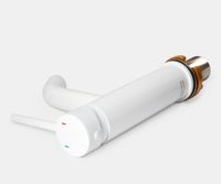 Смеситель для раковины Bronze de Luxe Scandi 1451W Белый глянцевый — фото 8, Смесители для раковины