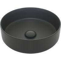 Раковина-чаша AQUAme 36 AQM5012MDG Темно-серая матовая — фото 1, Раковины накладные