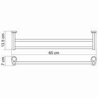 Товар: Аксесс Main K-9240 Держатель полотенец штанга двойная (блистер), WasserKRAFT - фото 5 Аксесс Main K-9240 Держатель полотенец штанга двойная (блистер), WasserKRAFT — фото 5, Полотенцедержатели