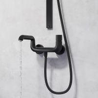 Товар: Смеситель для ванны Iddis Twist TWIBLBTi02WA Черный матовый - фото 7 Смеситель для ванны Iddis Twist TWIBLBTi02WA Черный матовый — фото 7, Для душа и ванны