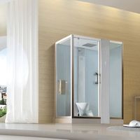 Душевая кабина Orans 150x100 R 89102rw с баней профиль Белый задние стенки Белые — фото 5, Душевые кабины