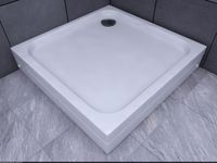 Душевой поддон акриловый Aquatek DPA-0000005 90*90*15 см, квадрат с ножками и с фронтальным экраном, — фото 7, Акриловые душевые поддоны