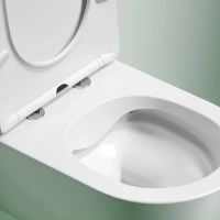 Унитаз Ceramicanova Modena Rimless CN6063MW подвесной Белый матовый с сиденьем Микролифт — фото 5, Подвесные унитазы