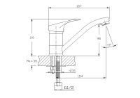Смеситель для кухни Haiba Хром арт-HB4513 — фото 2, Смесители для кухни
