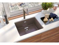 Мойка для кухни SENSUAL 70 GRANITAL+ ARCTIC-G11M 980X5201+1/2 900x610x200;1+1/2 в комп.с сиф 1104729 — фото 1, Кухонные мойки