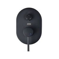 Душевая система Bronze de Luxe Scandi Черная матовая арт-14582/1B — фото 4, Встраиваемые душевые комплекты