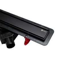 Товар: Душевой лоток POINT Деметра сталь черная 550 арт PN50355B - фото 6 Душевой лоток POINT Деметра сталь черная 550 арт PN50355B — фото 6, Душевые лотки