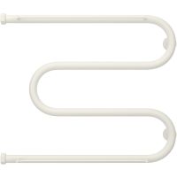 Водяной полотенцесушитель Сунержа М-образный 500х650 30-0008-5065 с двумя полками Белый матовый — фото 1, Водяные полотенцесушители