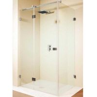 Душевой уголок Riho SZ Scandic NXT X203 77х77 L G001053120 (GX00042C1) профиль Хром стекло прозрачно — фото 1, Душевые уголки