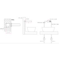 Смеситель для раковины Bronze de Luxe Avantgarde 2021H Черный — фото 4, Смесители для раковины