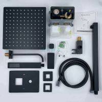 Душевая система ALMAes Liros TVZ-0889 Черная матовая — фото 16, Душевые системы