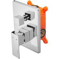 Смеситель для душа Swedbe Platta 5519 Хром — фото 3, Смеситель для душа