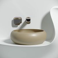 Раковина-чаша Ceramicanova Element 36 CN6050MC Капучино матовая — фото 8, Раковины накладные