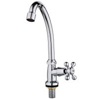 Кран для одного типа воды Ростовская Мануфактура Сантехники SL79-269F-4 Хром — фото 1, Краны