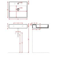 Товар: Раковина Artceram Scalino 55 SCL007 01 00 Белая глянцевая - фото 2 Раковина Artceram Scalino 55 SCL007 01 00 Белая глянцевая — фото 2, Раковины