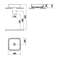 Товар: Раковина-чаша Creavit Loop 40 LP040-00CB00E-0000 Белая - фото 2 Раковина-чаша Creavit Loop 40 LP040-00CB00E-0000 Белая — фото 2, Раковины