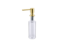 Дозатор для мыла PLUM 0,5L GOLD, — фото 1, Дозаторы для кухонных моек