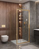 Душевой уголок CEZARES MOLVENO-AF-31-90-C-BORO-IV — фото 1, Квадратные душевые уголки