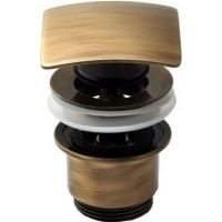 Донный клапан Remer 905SCC2114VO click-clack Бронза — фото 1, Донные клапаны