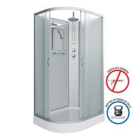 Душевая кабина Niagara Classic NG-3312-14RBKT (120х80х210) низкий поддон(13см),стекло матовое,3 мест арт-33121423RBKT — фото 2, Душевые кабины