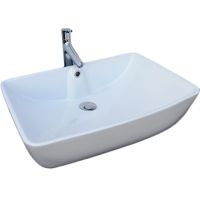 Раковина-чаша CeramaLux 59 9121 Белая — фото 1, Раковины накладные