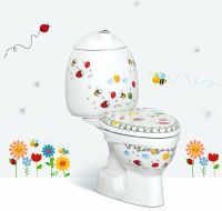 Товар: Унитаз компакт Creavit Cocuk CK310-11CB00E-FF00 Белый с декором без сиденья и бачка - фото 5 Унитаз компакт Creavit Cocuk CK310-11CB00E-FF00 Белый с декором без сиденья и бачка — фото 5, Напольные унитазы