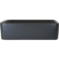 Раковина-чаша Bronze de Luxe 48 1010-GM Серая матовая — фото 4, Раковины накладные