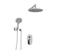 A14030 Встраиваемый комплект для душа с верхней душевой насадкой и лейкой — фото 2, Встраиваемые душевые комплекты