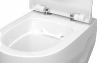 Унитаз Laparet Correct подвесной с сиденьем Микролифт — фото 5, Подвесные унитазы