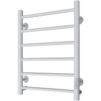 Электрический полотенцесушитель Comfysan Аврора EC-6 70x40 016166 Белый матовый — фото 1, Электрические полотенцесушители