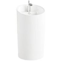 Раковина CeramaLux 46 P7030L Белая — фото 1, Раковины напольные