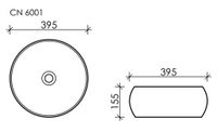Раковина-чаша Ceramicanova Element 39 CN6001 Белая — фото 10, Раковины