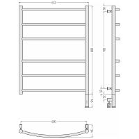 Товар: Электрический полотенцесушитель Сунержа Галант 3.0 800x600 R 31-5801-8060 Черный матовый - фото 2 Электрический полотенцесушитель Сунержа Галант 3.0 800x600 R 31-5801-8060 Черный матовый — фото 2, Электрические полотенцесушители