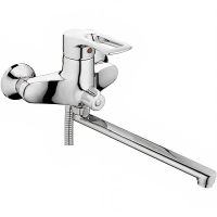 Смеситель для ванны Ledeme H25 2225L универсальный Хром — фото 1, Для душа и ванны