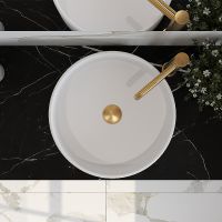 Раковина-чаша Aqueduto Espiral 40 ESP0120 Белая матовая — фото 6, Раковины накладные