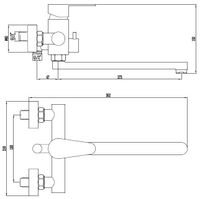 Товар: Смеситель для ванны ESKO Orlando OL 31 универсальный Никель - фото 3 Смеситель для ванны ESKO Orlando OL 31 универсальный Никель — фото 3, Для душа и ванны
