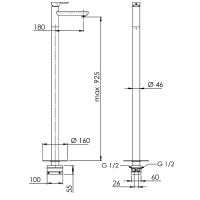Смеситель для раковины Remer Infinity Хром арт-i18 — фото 2, Смесители для раковины
