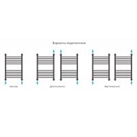 Водяной полотенцесушитель Сунержа Богема+ 600х400 Хром — фото 2, Водяные полотенцесушители